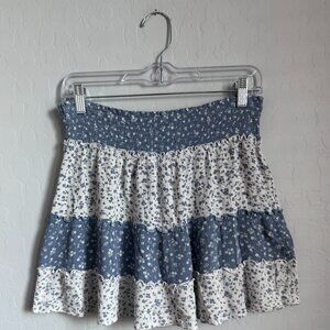 Hippie Rose Flowy Floral Skirt